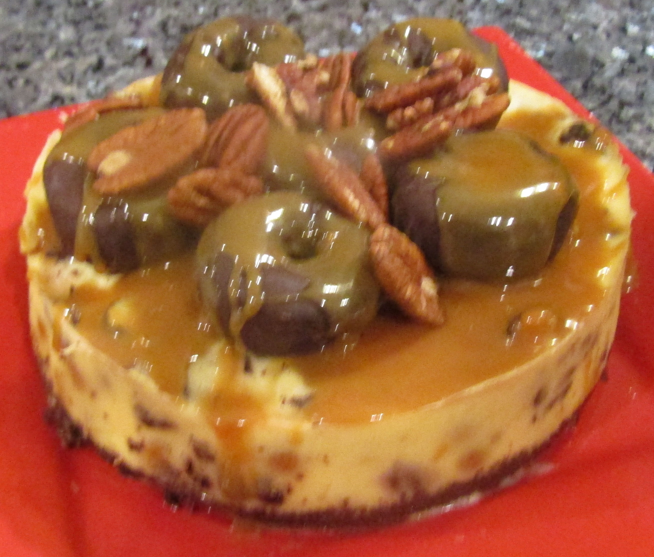 Mini Chocolate Donut Turtle Cheesecake Recipe